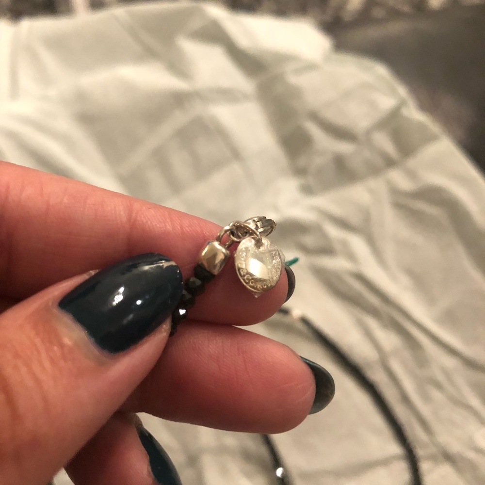 New Tiffany Ziegfeld Black Spinel & Pearl Necklace - Picture 5 of 5